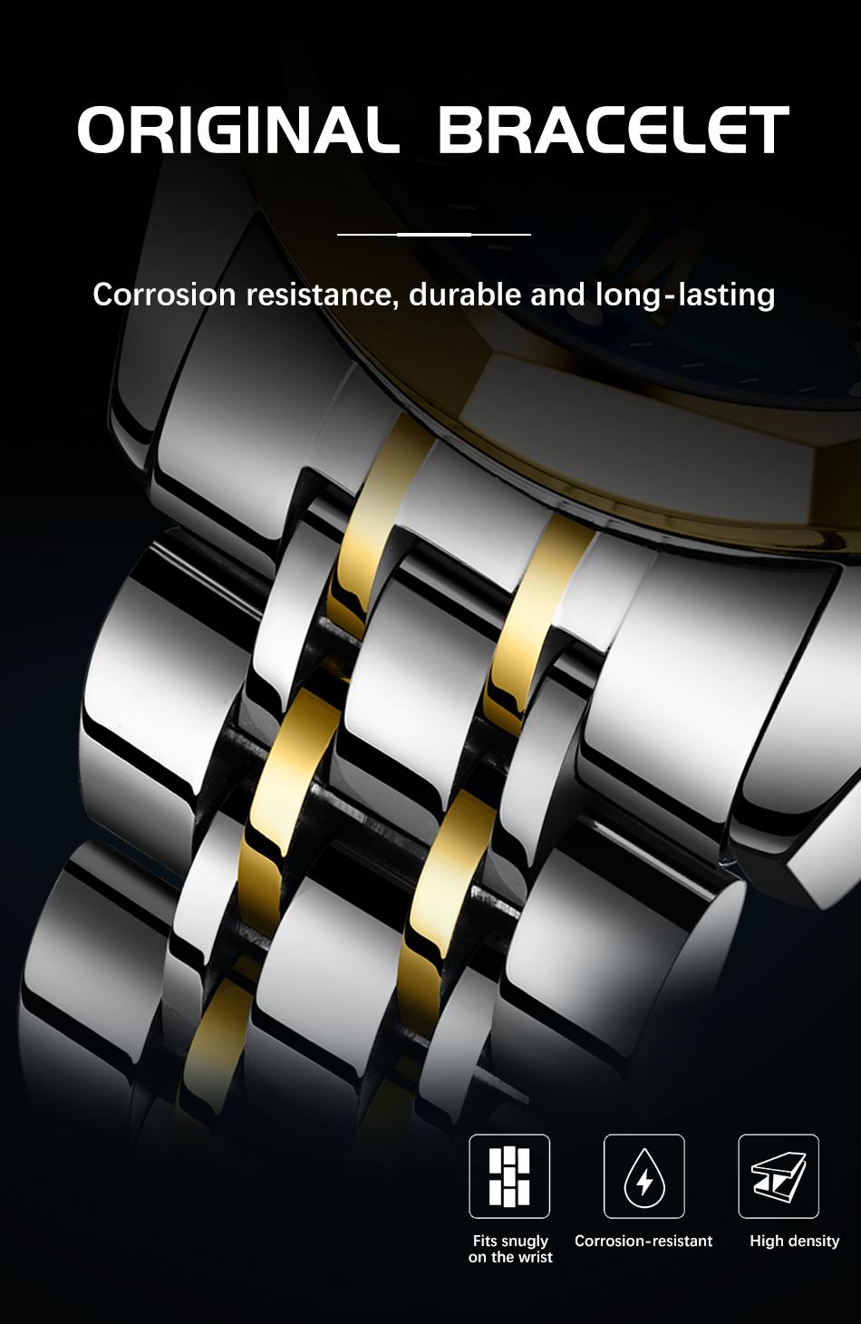 A sleek and timeless men's watch, perfect for any business occasion or style s k original mei black blue