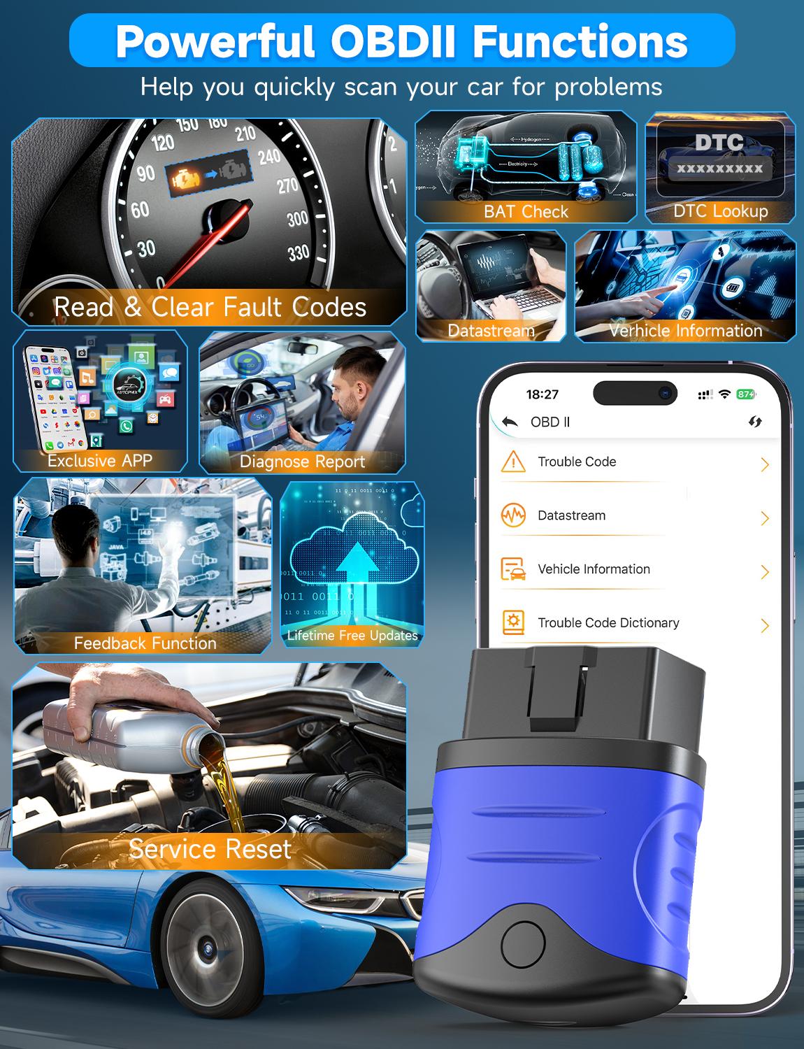 2024 AUTOPHIX 3310 Full system OBD2 scanner code reader for Volkswagen/Audi/Skoda /SEAT diagnostic tools Engine Check Lifetime Free Updates