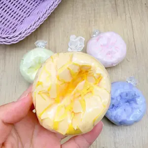 Matcha Mint Chocolate Handmade Ball Anti Stress Squeeze Sensory Fidget Toy Cracking Wax Ball Soft Decompression Toys 1pcs