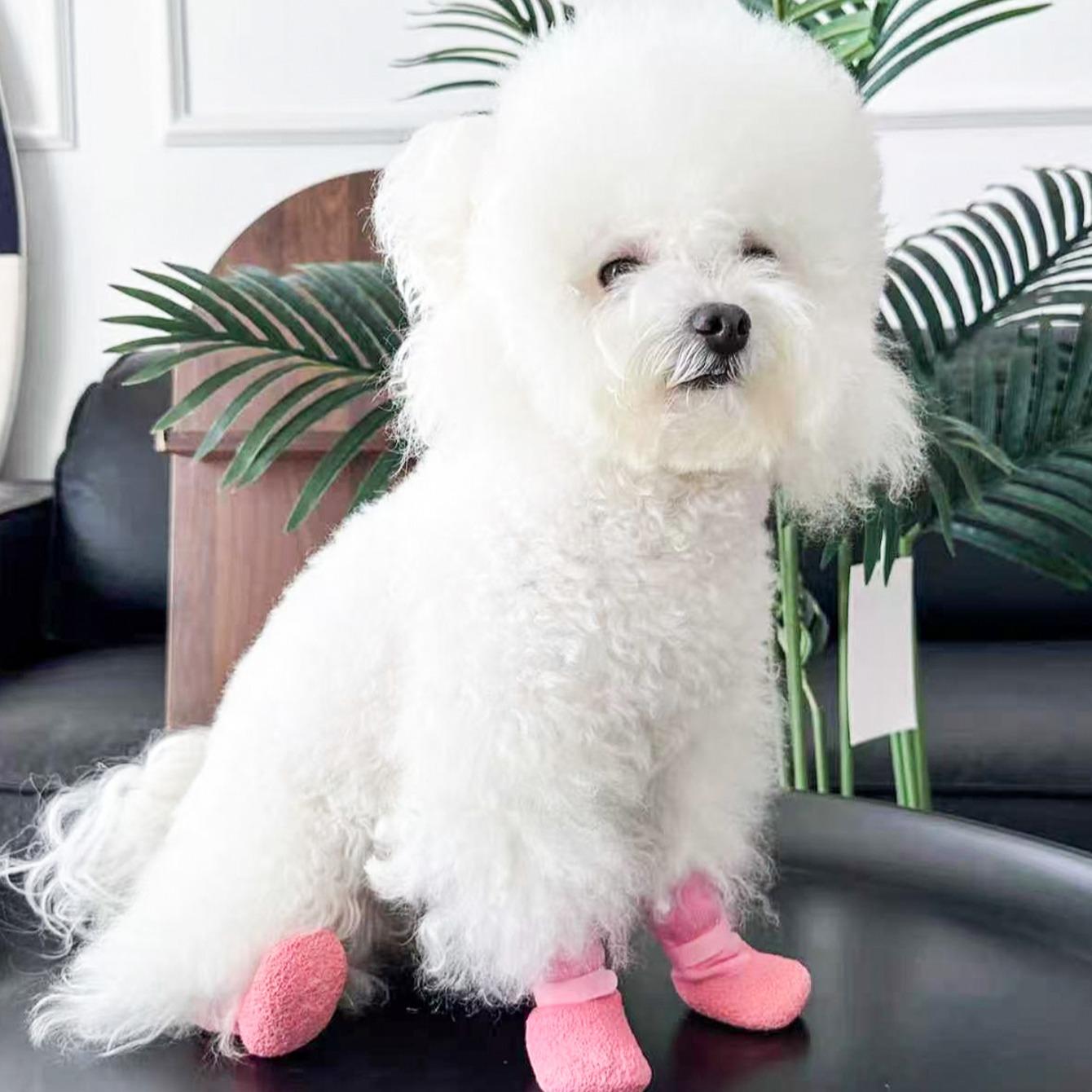 Non-Slip Dog Socks, Waterproof Soft Sole, Durable Breathable Pet Shoes, Universal Anti-Scratch Indoor Outdoor Dog Boots, Pet Supplies