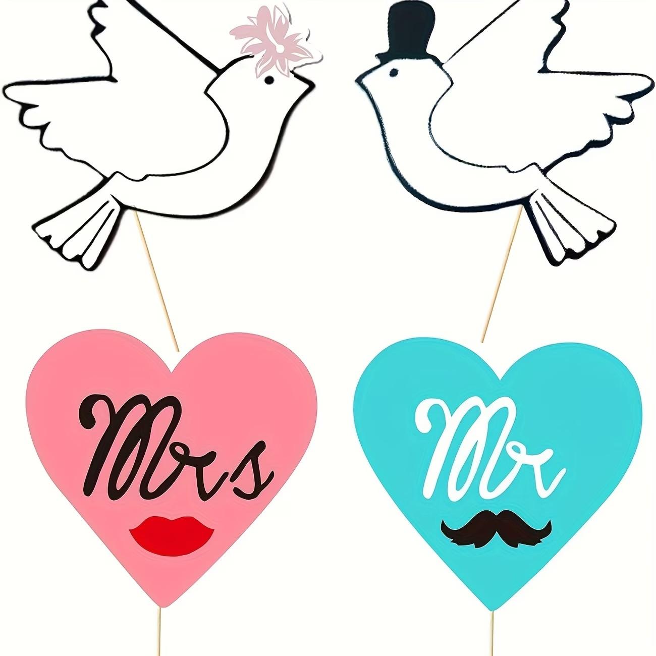 52pcs Wedding Photo Booth Additions, Creative Reception Decor, Capture Funny Moments, Perfect for Weddings and Bridal Celebrations