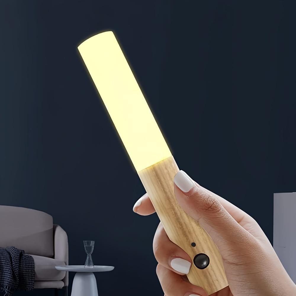 2PCS Motion Sensor LED Night Lights, USB Rechargeable Wireless Magnetic Wall Lights, IPX4 Waterproof Smart Night Lighting with Auto On/Off Detection for Bedroom, Bathroom, Kitchen, Hallway and Stairs, Safe Navigation Light for Home and Apartment Essential