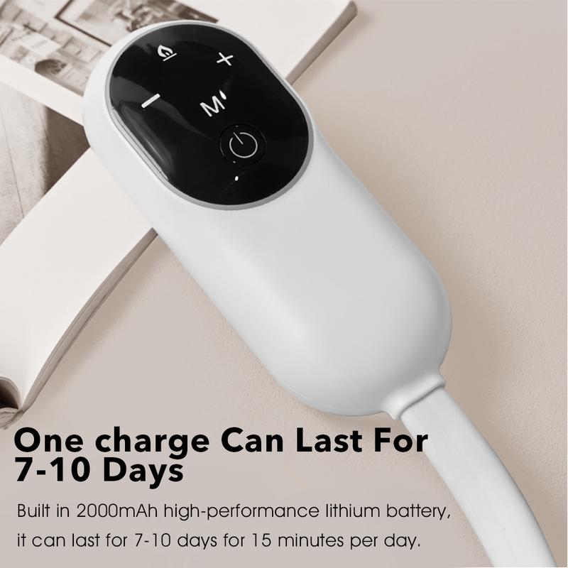 OYAJIA Migraine Relief Cap USB Head Massager with Heat Compression Stress Sleep Aid Adjustable for Men Women Relaxing Integrated Head Eye Surround