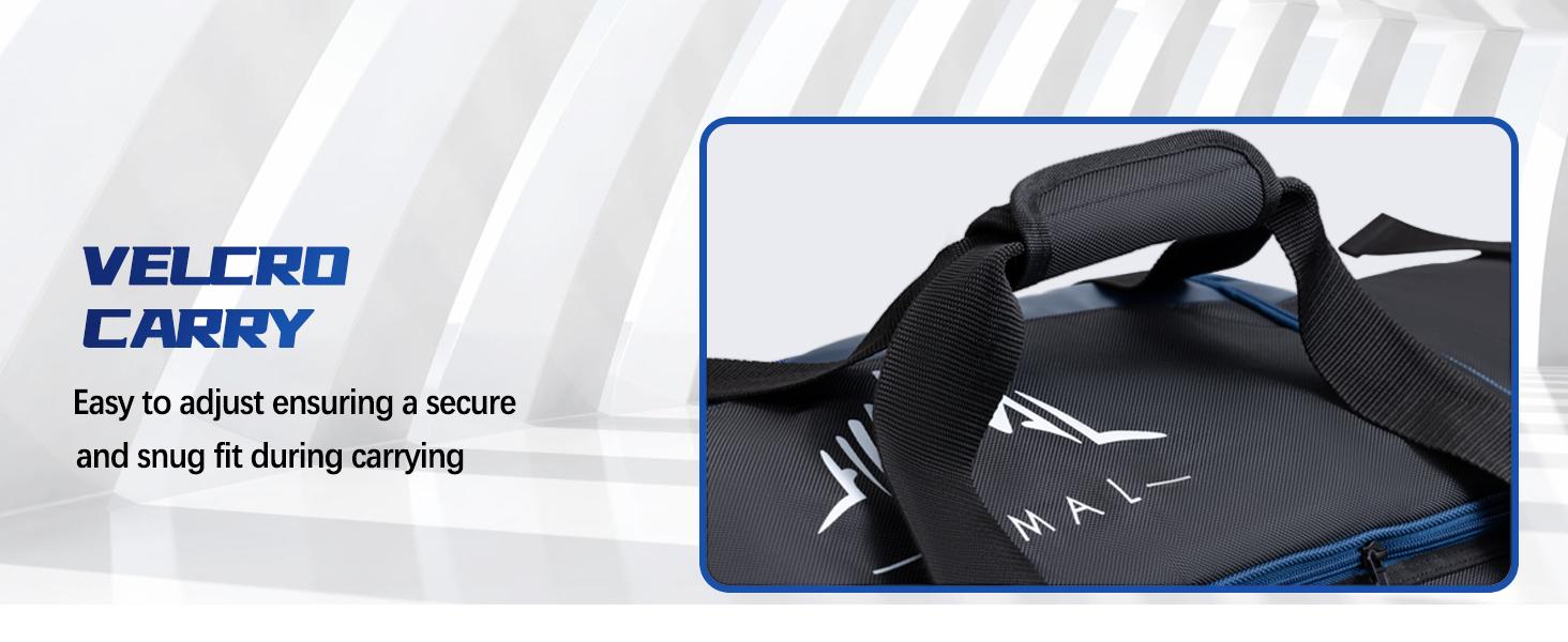 UNIHIMAL Soft-Sided Golf Travel Bag Cover with Wheels, 1680D Material with Padded Head and Leather Accents, Foldable Travel Golf Bags for Airlines