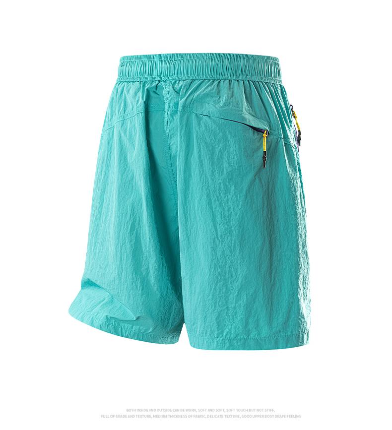 High quality ice sensitive quick drying sports shorts for men and women, dopamine colored waterproof outdoor hiking and mountaineering five pack shorts