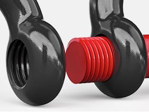 Nilight 4 Pack Small Shackles 1/2" D-Ring Shackle 2 Ton (4409 lbs) Capacity Heavy Duty Off Road Recovery Shackle Kit for Cars and Other Applications for Tie Downs, Black Red Parts Hardware Stainless Steel Rope Chains  dealsforyoudays