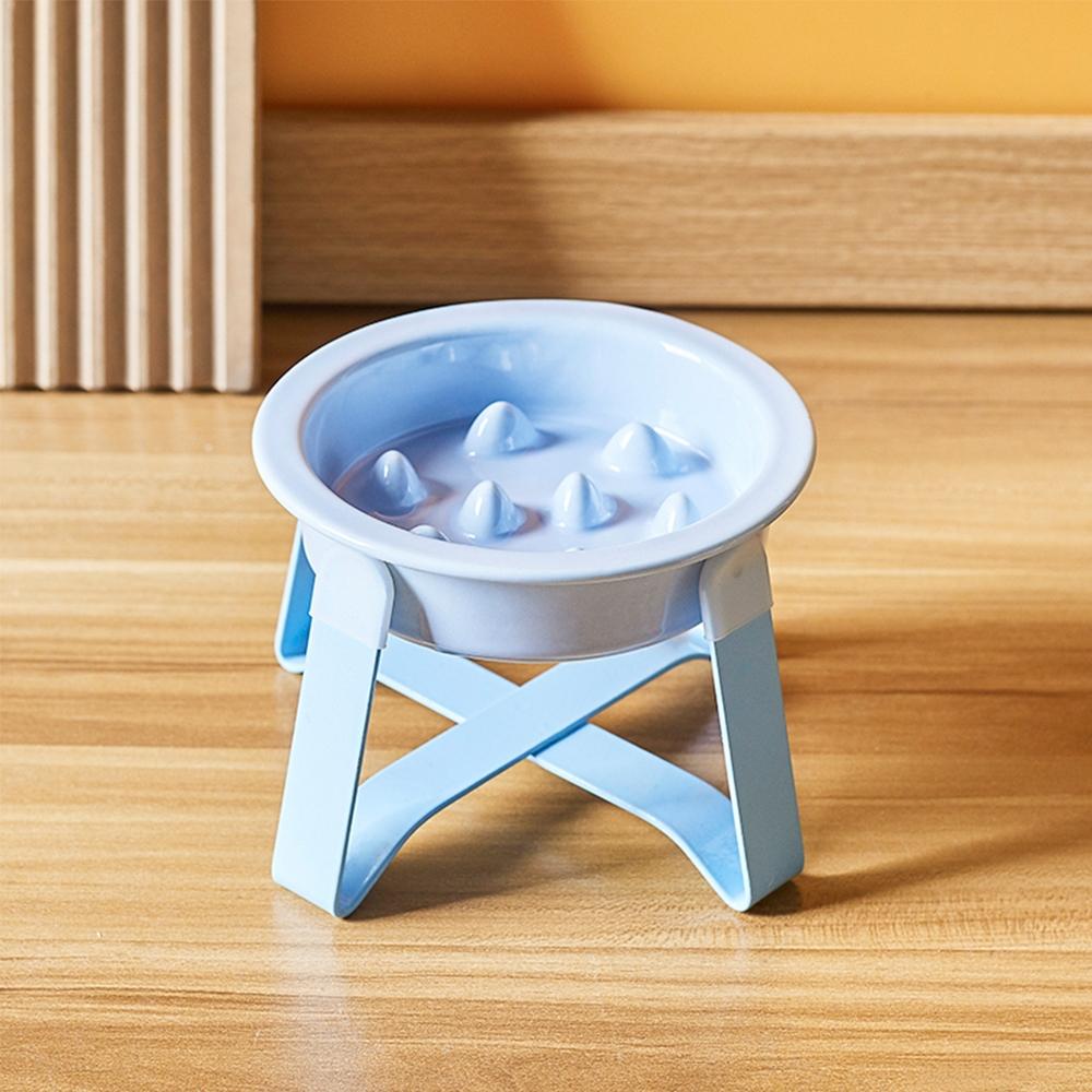 Slow Feed Ceramic Dog Pet Slow Feeder, Cervical Spine Protection, Anti-Choking Cat Bowl, Dog Food Bowl, Cat Food Bowl, Elevated Slow Feeder, Slow Feeder Bowls