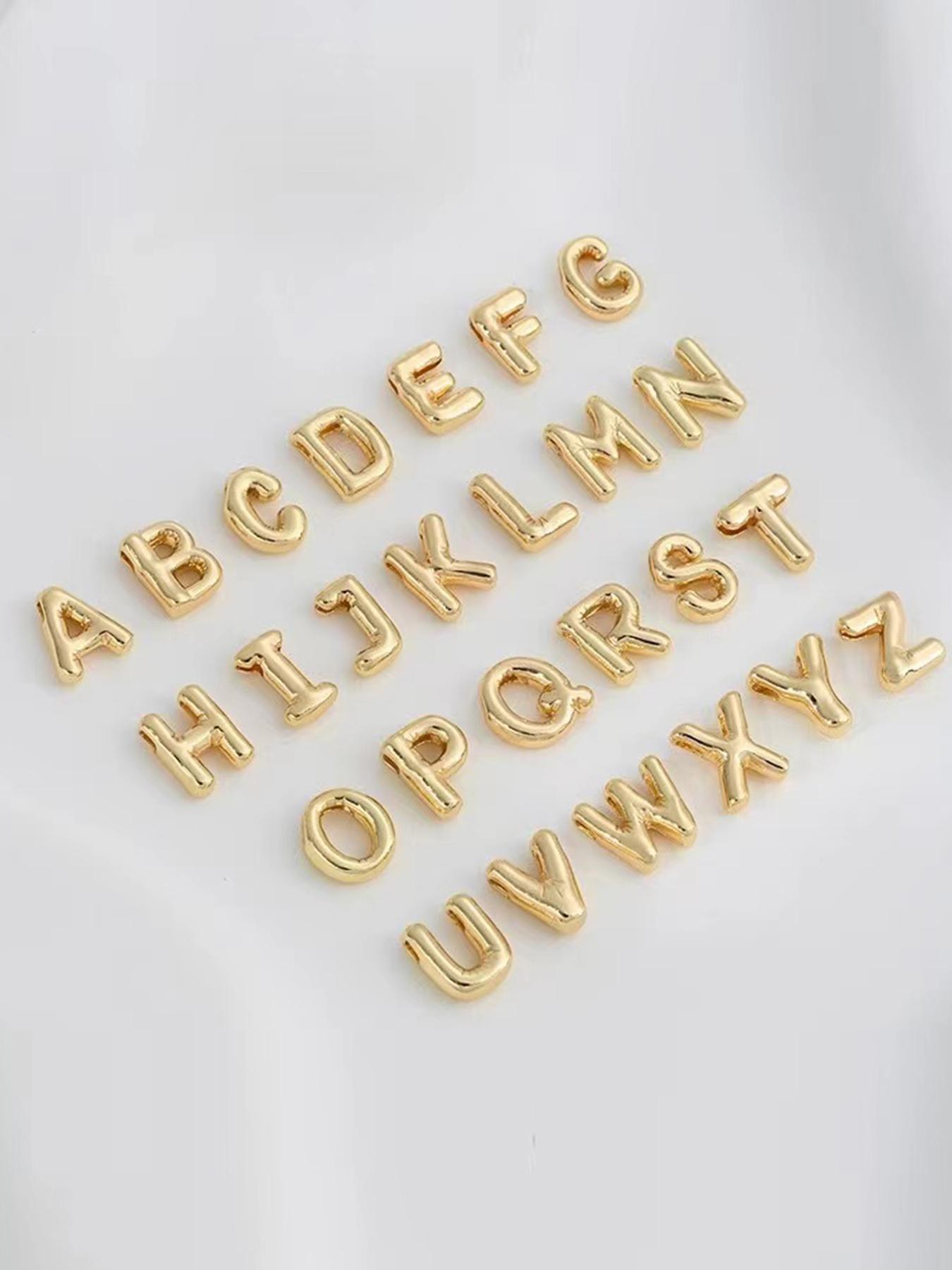 Women's Elegant Letter Design Pendant Necklace, Trendy All-match Exquisite Charm Necklace for Party & Daily Decor, Vintage Jewelry As Birthday Gifts for Women & Girls, Initial Letter Necklace