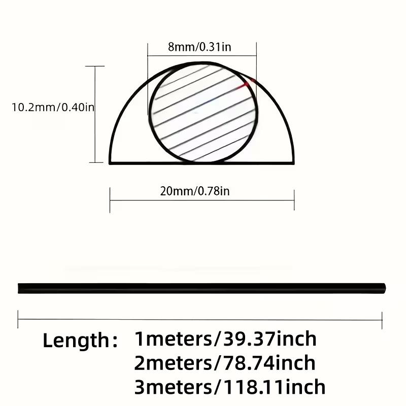 1pc Floor Cord Cover - Self-Adhesive Cable Concealer - Floor and Wall Power Cord Protector - With Optional Sizes of 1m, 2m, or 3m for Cable Management