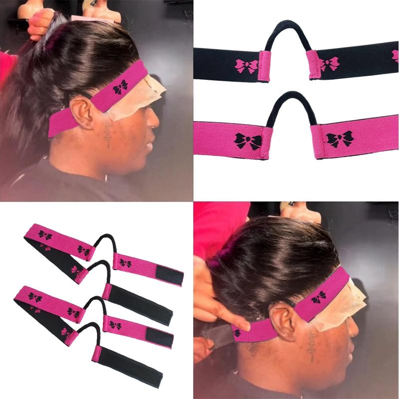 3pcs Lace Melting Band，Elastic Bands for Wigs - Lace Melting, Edge Wrap to Lay Edges,Ear Free Elastic Wig Band for Lace Front Wigs Zero Ear Pressusre Melting Edge Band