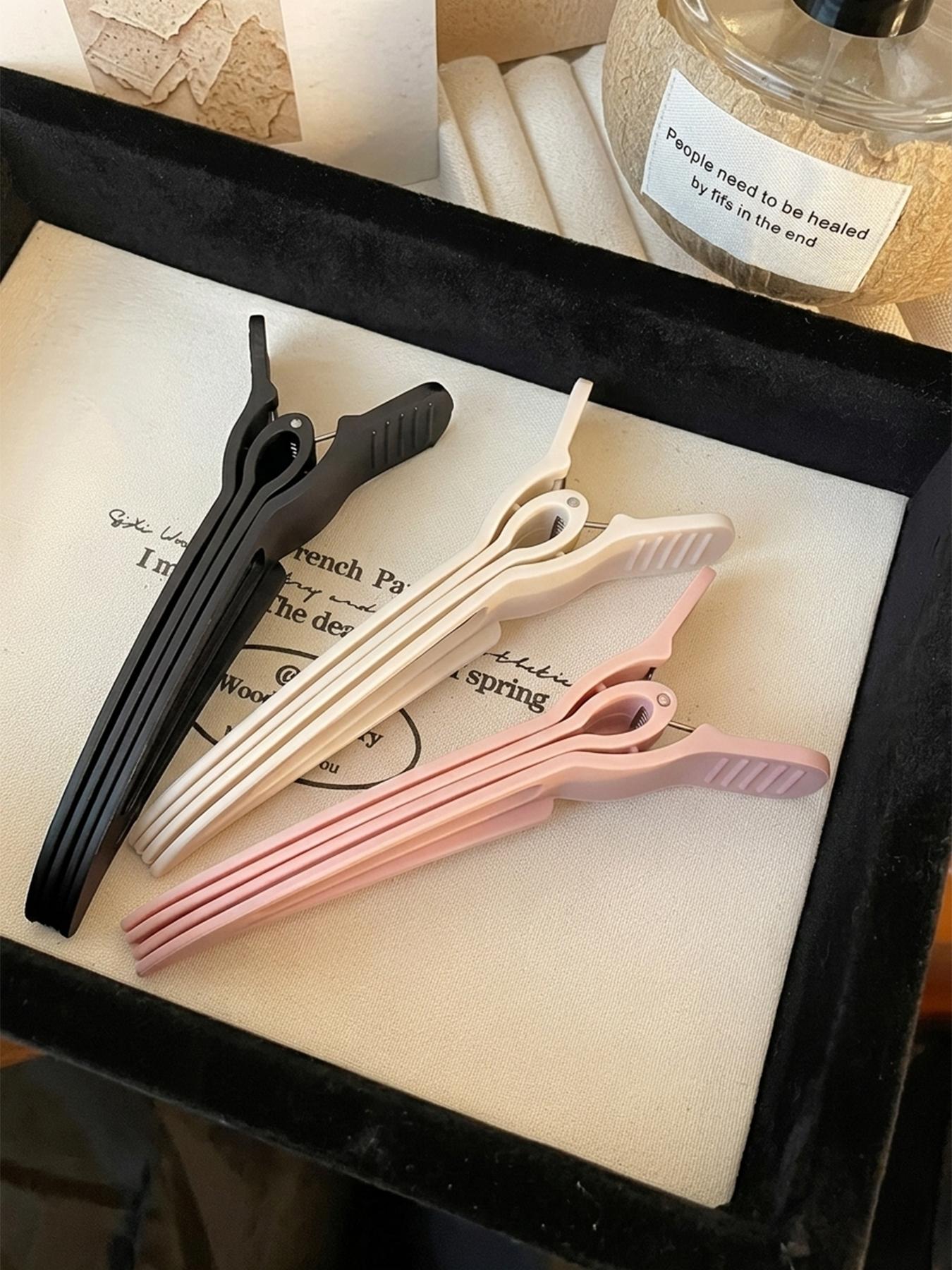 3-Piece Root Lifter Clips, Korean Style Natural Haircut, 3 Colors, Invisible Bow Bangs, High Forehead, Long-Lasting, Gentle on Hair