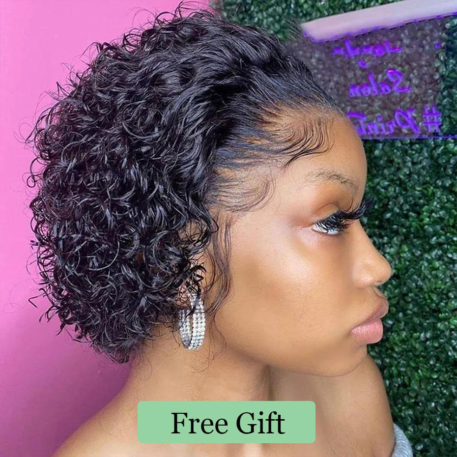 Bling Hair 13x6 Water Wave Curly Human Hair Wig 30 Inch Lace Front Wig Human Hair Deep Wave Frontal Wig Hd Lace Wigs