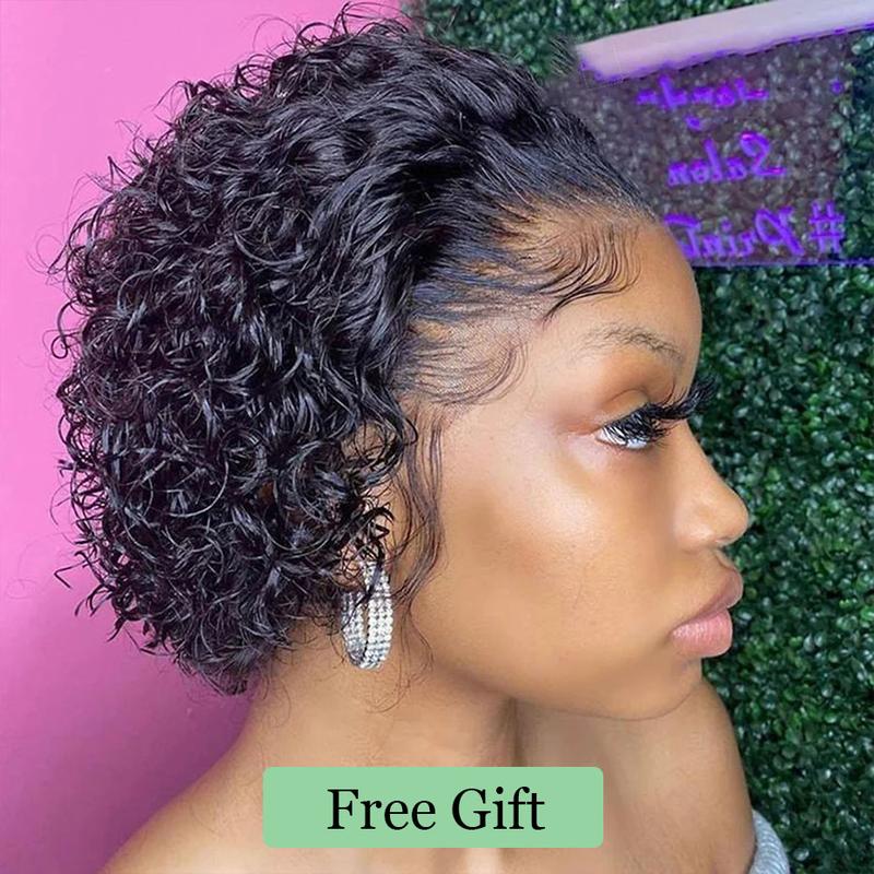 Bling Hair 13x6 Water Wave Curly Human Hair Wig 30 Inch Lace Front Wig Human Hair Deep Wave Frontal Wig Hd Lace Wigs