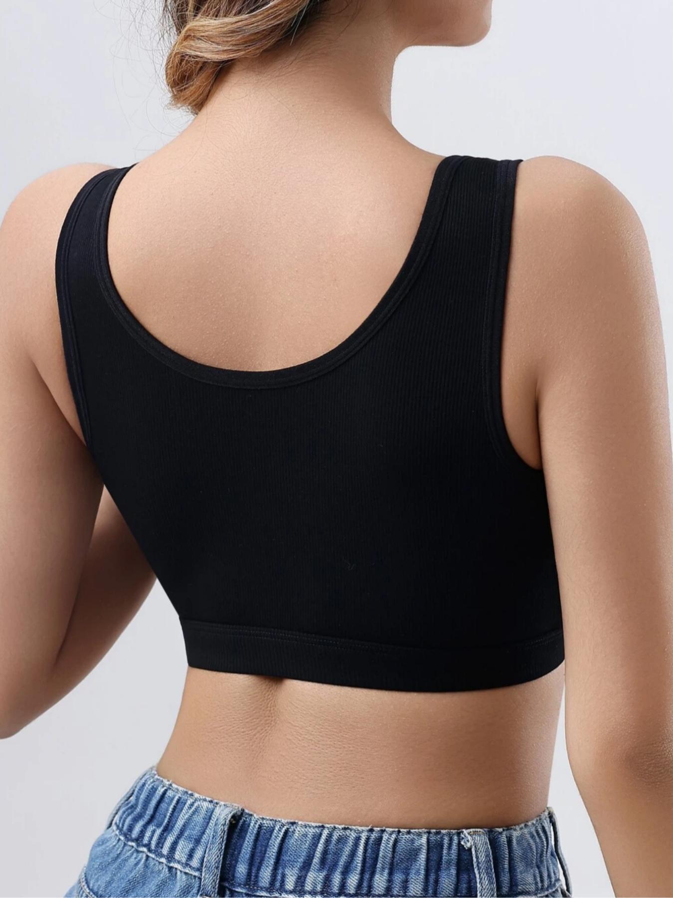 Maternity's Solid Color Removable Nursing Bra, Soft Comfortable Breathable Nursing Bra for Pregnancy & Postpartum, Maternity Underwear for All Seasons, Maternity Bras