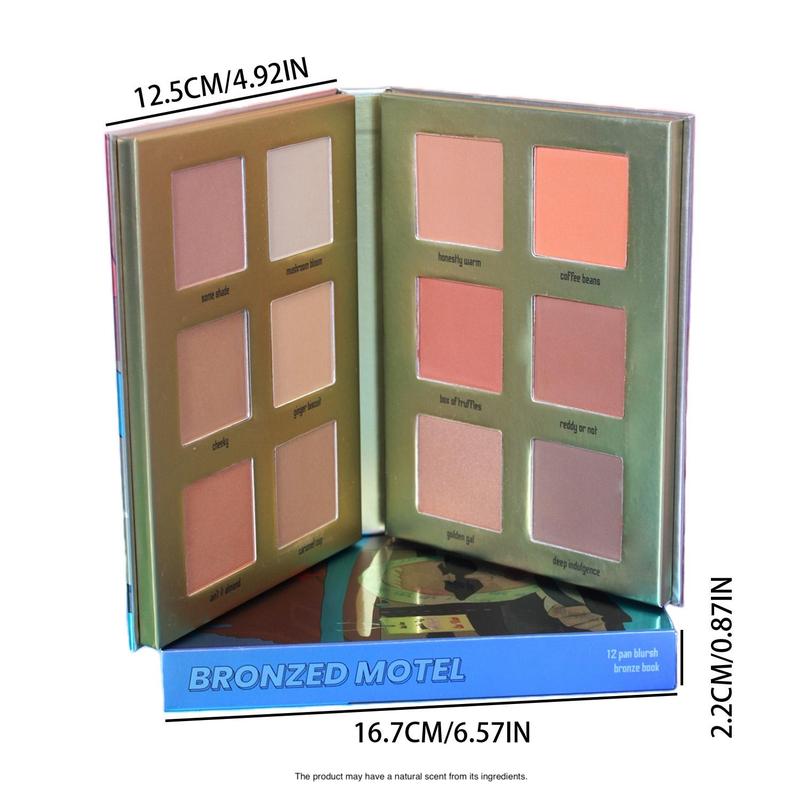 Blush Palette Book - Made By Mitchell, Long Lasting Blush Palette, Multi-use Blush, Festival Gift Birthday Gift, Makeup #TOP PICKS