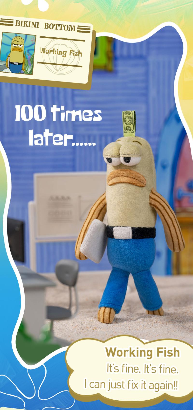 POP MART Bikini Bottom Buddies - Whimsical Plush Blind Box, Collectible Toys, Valentine’s Day Gifts