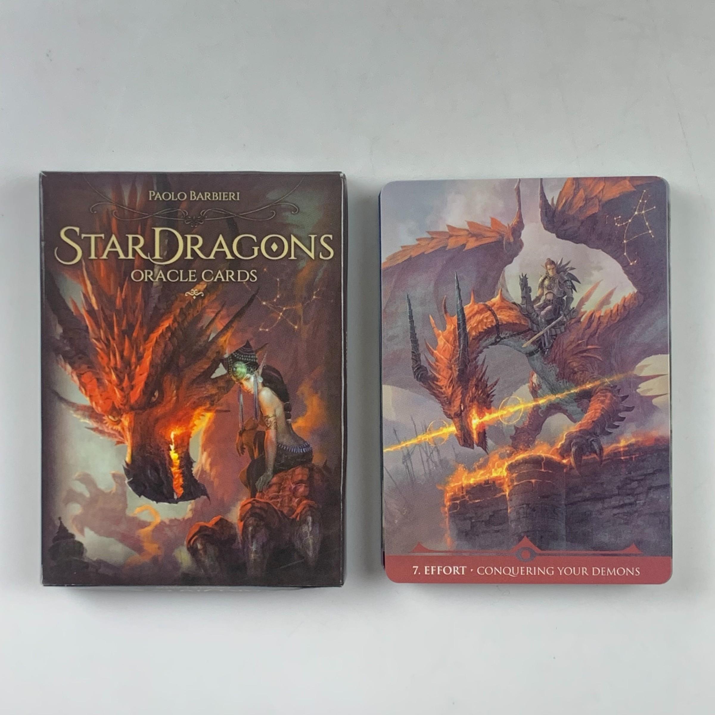 Powerful Dragon Tarot Deck, Fun Destiny and Divination Board Game, Mystery Oracle Cards for Prediction and Insight, Easter Halloween Christmas Gift