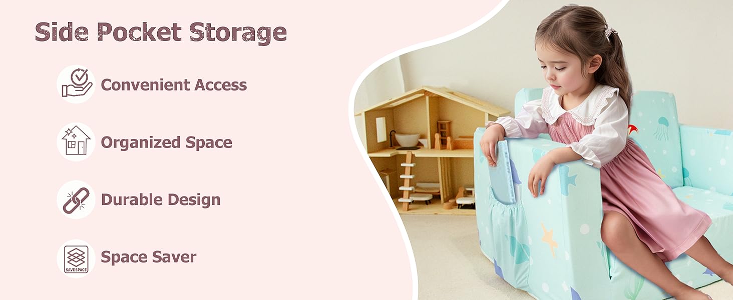 Kids Couch, 2-in-1 Toddler Sofa Fold Out, Soft Toddler Chair for Boys and Girls, Convertible Sofa to Lounger- Ideal for Napping, Reading, and Playing Kids Couch, 2-in-1 Toddler Sofa Fold Out, Soft Toddler Chair for Boys and Girls, Convertible Sofa to Lounger- Ideal for Napping, Reading, and Playing