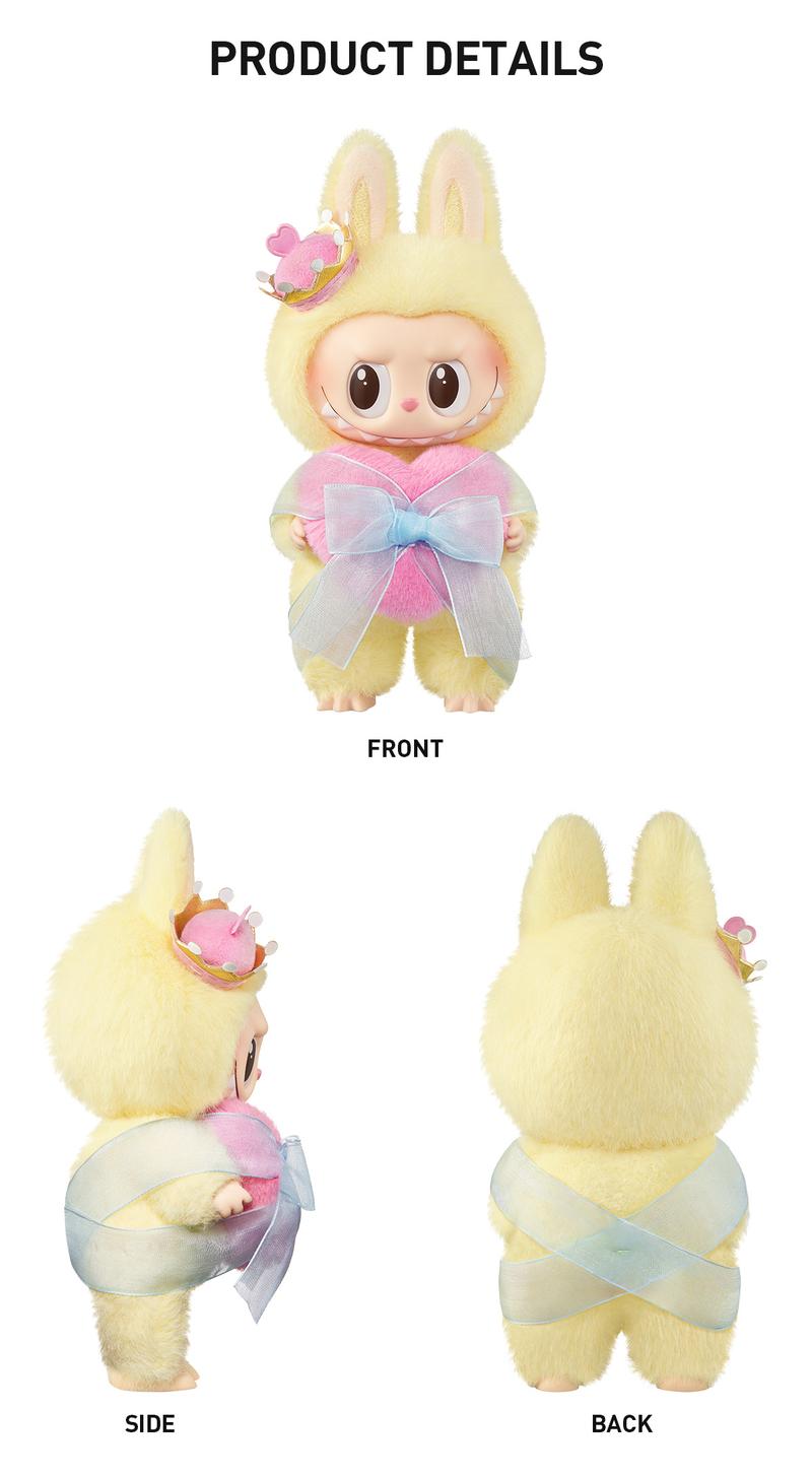 POP MART THE MONSTERS Let's Checkmate Series-Vinyl Plush Hanging Card, Labubu Collectible Toys, Valentine’s Day Gifts