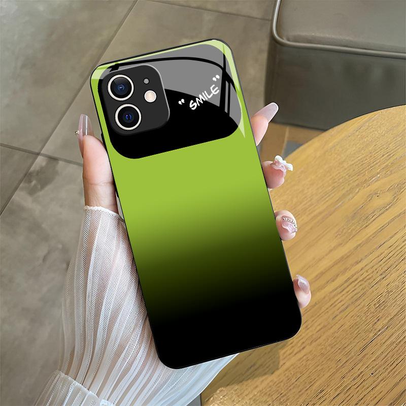 Aesthetic Gradient Phone Case for【iPhone 11】, Anti-Scratch Hard Cover with Full Camera Protection 666