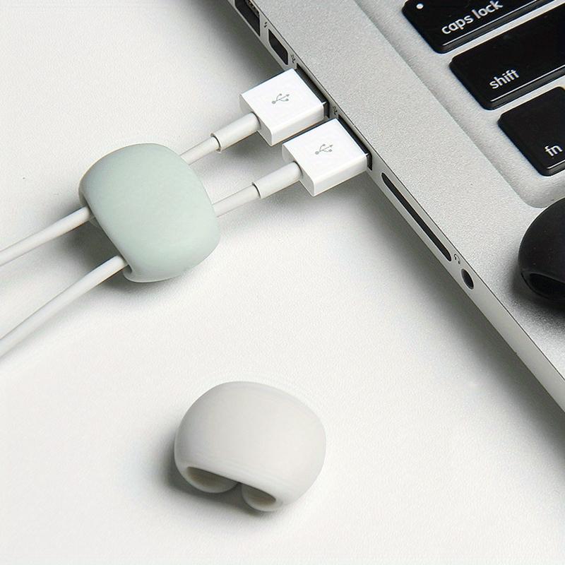 6/12pcs Mix And Match New Cable Storage Organizer, Data Cable Storage Buckle, Travel Data Cable Hub, Earphone Charging Cable Winding Storage Buckle, Simple Multi-Functional Winding Buckle