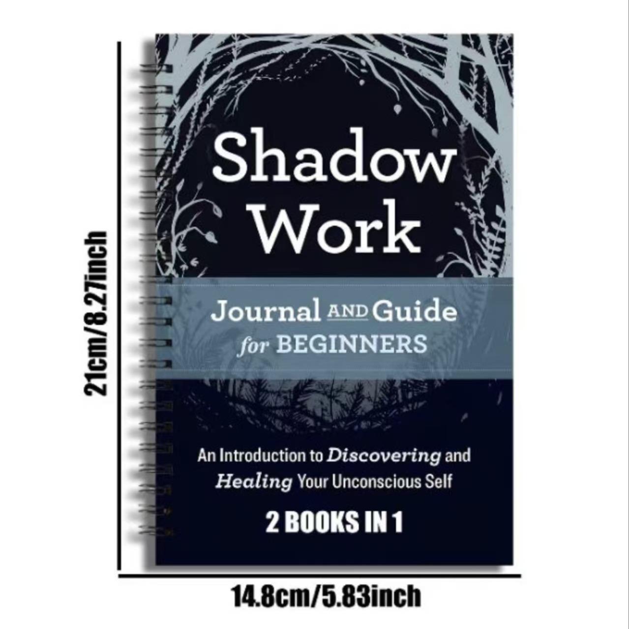 Shadow Work Diary & Beginner Guide, Guided Journal, Self-Discovery Tool, Healing Inner Wounds, Integrating Unconscious Parts, Spiritual Growth Book