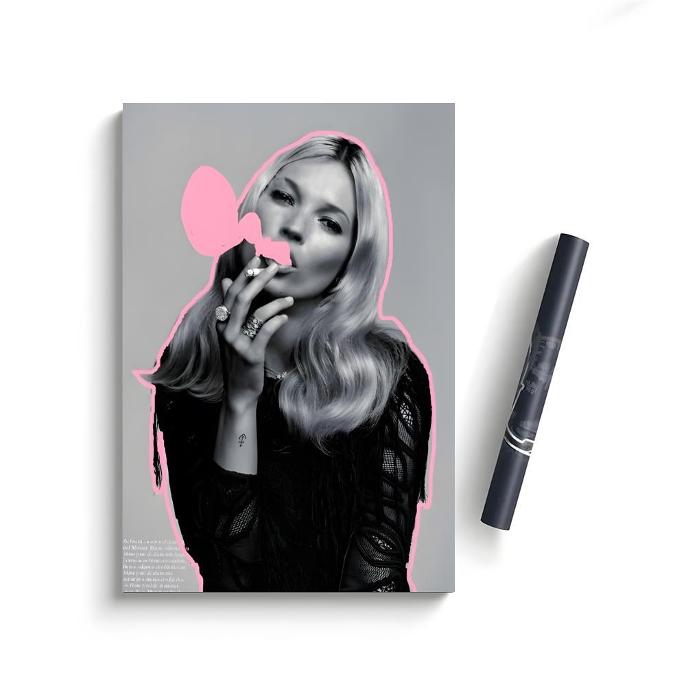 K-Kate M-Moss Fashion Modern Art Poster Bedroom Home Decor Art Poster Perfect Gift for Family and Friends