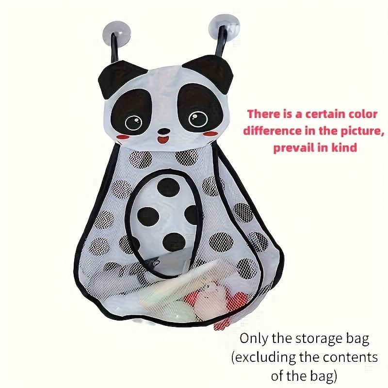 Cartoon-themed Hanging Storage Bag, Water Toy Storage Mesh Bag, Suction Cup Hanging Household Storage Bag, Available in Various Sizes.