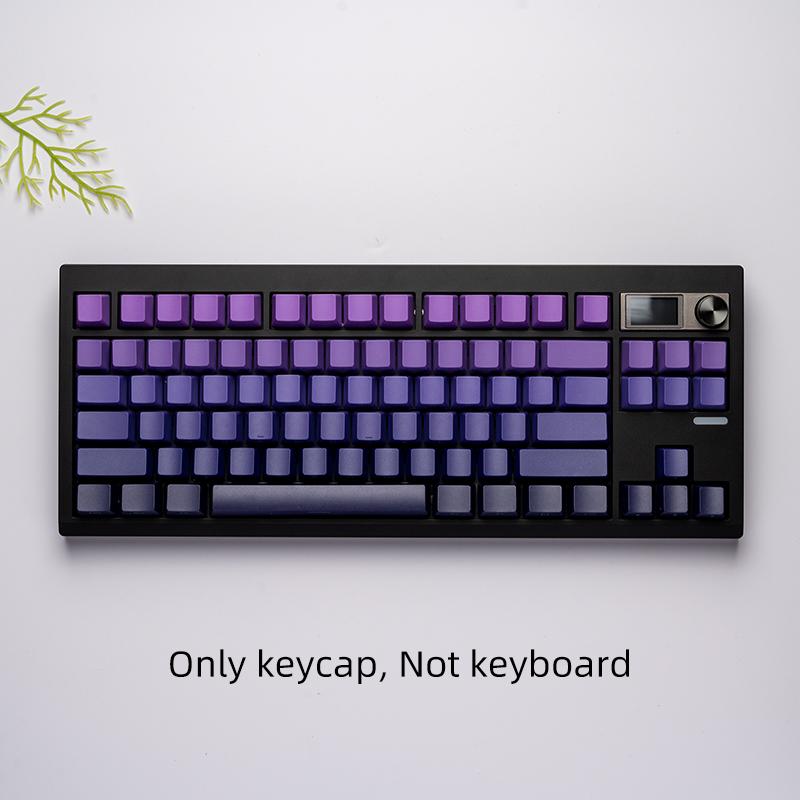 RGB Backlight Keycap, PBT Keycap, Keyboard Keycap for 6.25U Space 61 68 75 82 87 98 100 108, Computer Accessories