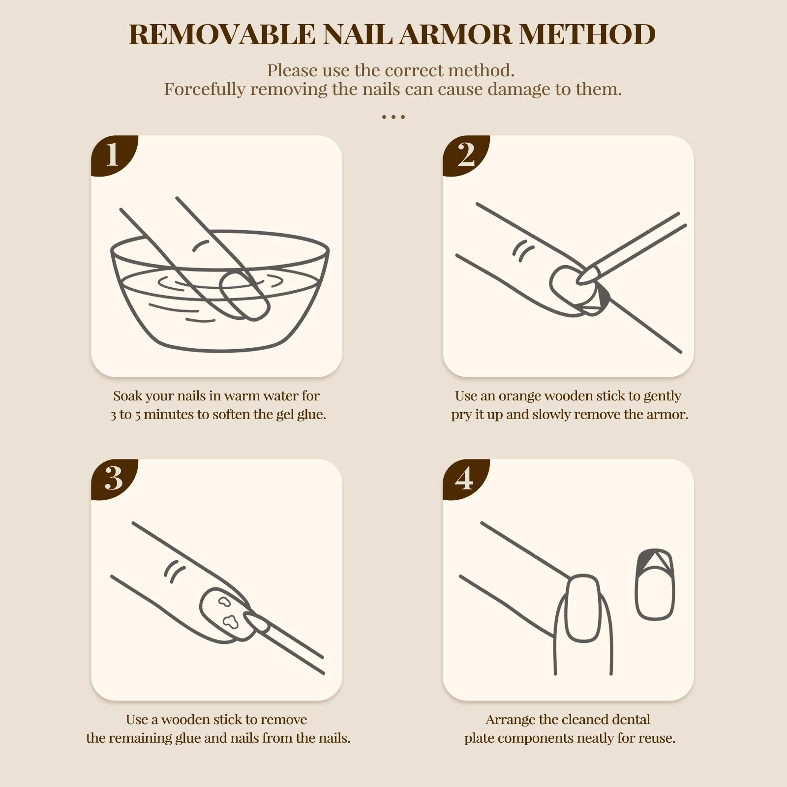 Luxury Nail Freedom! Coffee Cat Eye Star Press On Fake Nails, Get Baddie Nails In 5 Mins, No Salon Needed