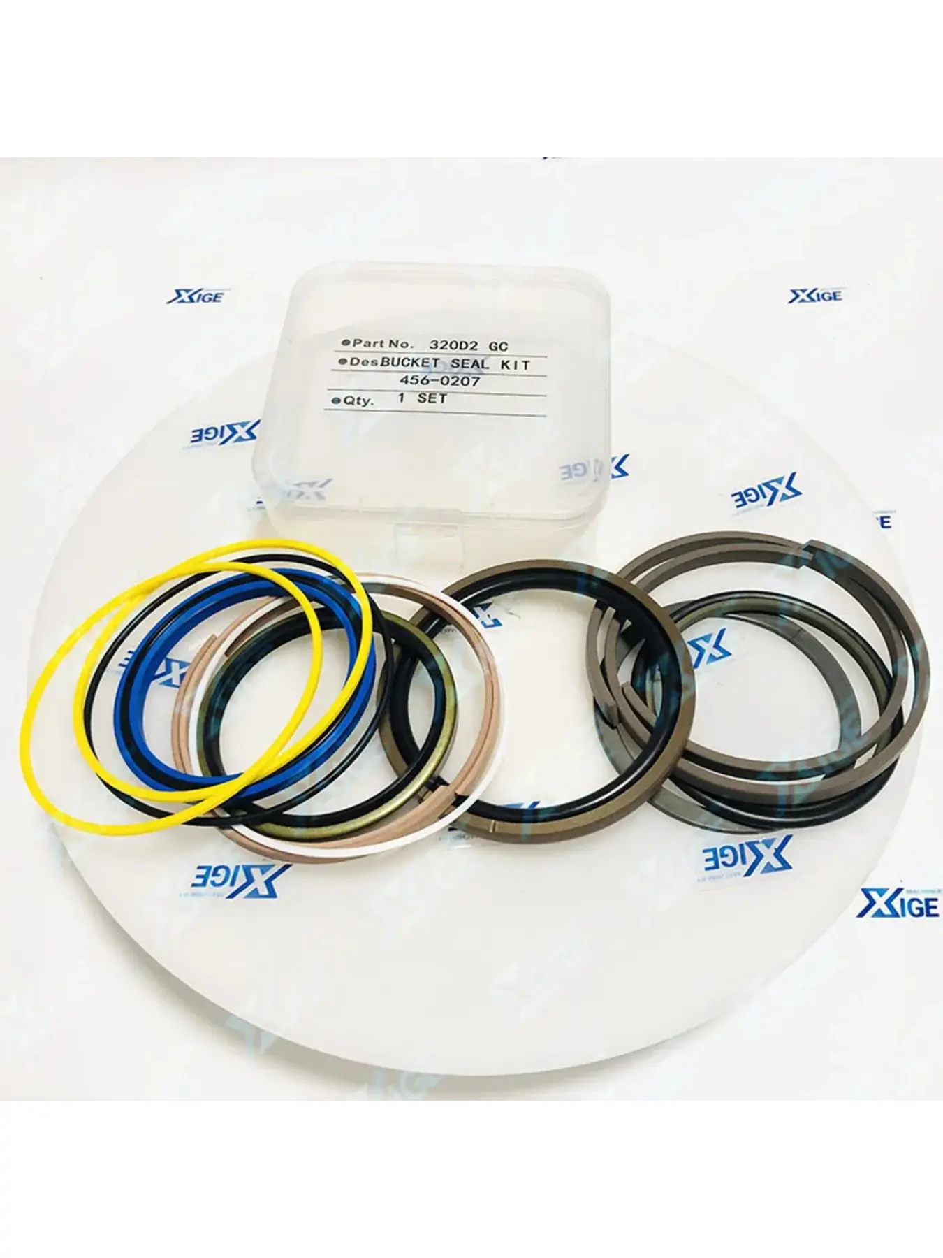 Xige High Quality 4560207 456-0207 Bucket Seal Kit Hydraulic Cylinder Oil Sealing Set Repair for E320D2GC E320D2 E320D Excavator