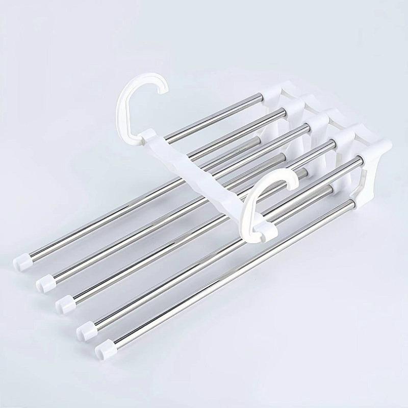 Multi-Layer Pants Hanger, Magic Invisible Storage Rack for Home Use, Space-Saving Closet Organizer, Easy-To-Install Clothing Hanger