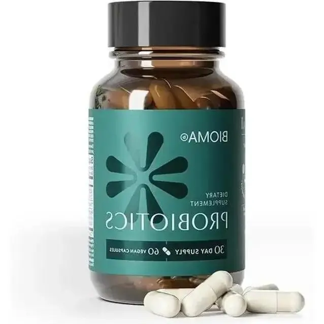 Bioma Probiotics Dietary Supplement - 60 Capsules 3-in-1 Healthcare Support for Gut Health, Digestive Function, Immune System