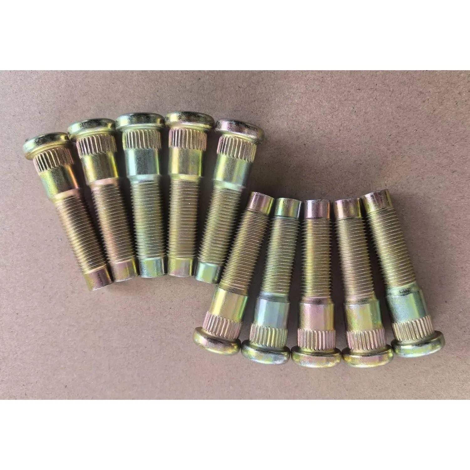 10 PCS 1/2-20 Serrated Front Wheel Stud Bolts 610-426 0.582 in. Knurl, 2.23 in. Length Compatible with 1998-2006 Ford Crown Victoria, Mercury Grand Marquis, Lincoln Town Car
