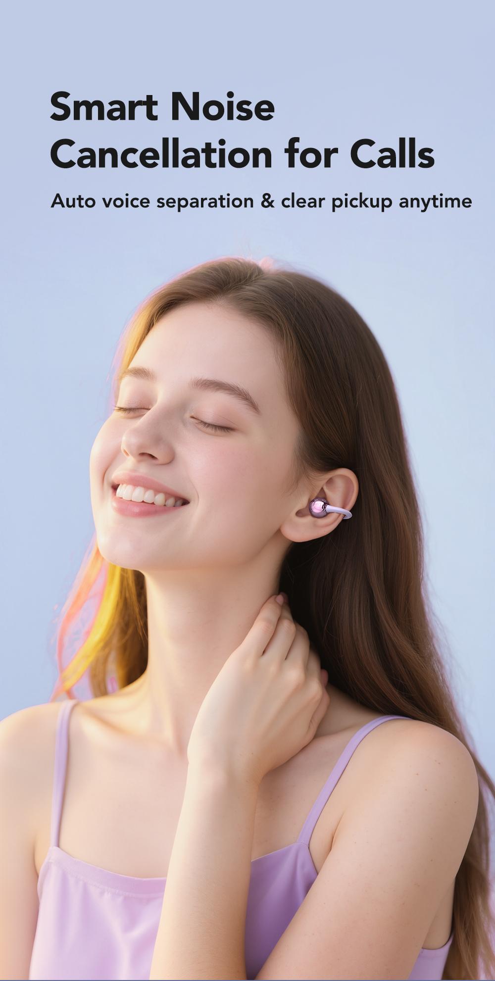 ERAZER XF36 clip-on earphones Bluetooth 6.0 earphones OWS earphones HIFI sound quality music music call dual-purpose waterproof and sweat-proof suitable for sports built-in microphone earphones