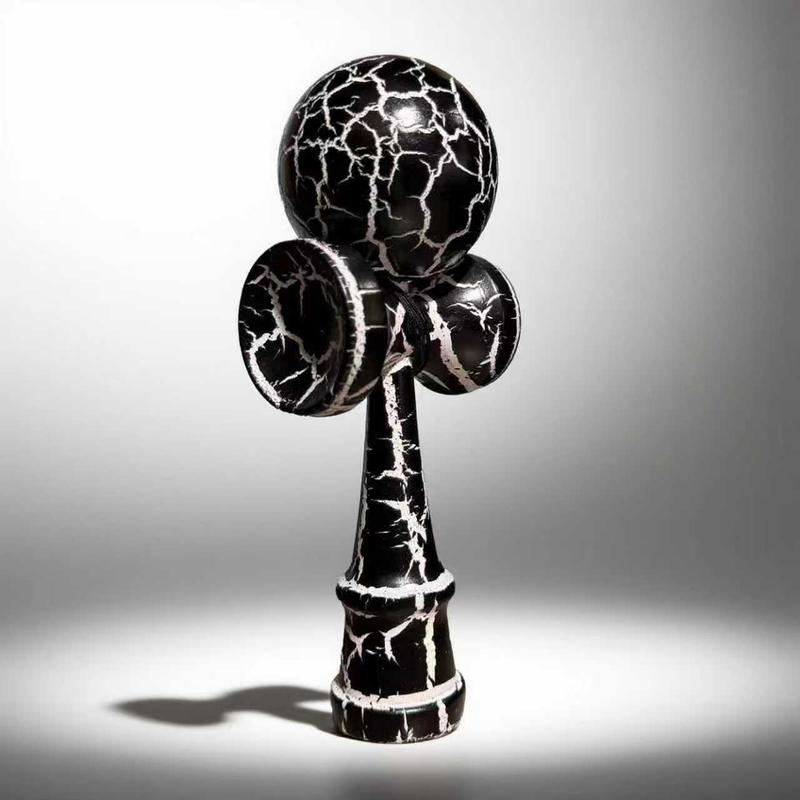 Kendama Skill Ball - Two-Tone Cracked Wood Grain Ball Hand-Eye ...