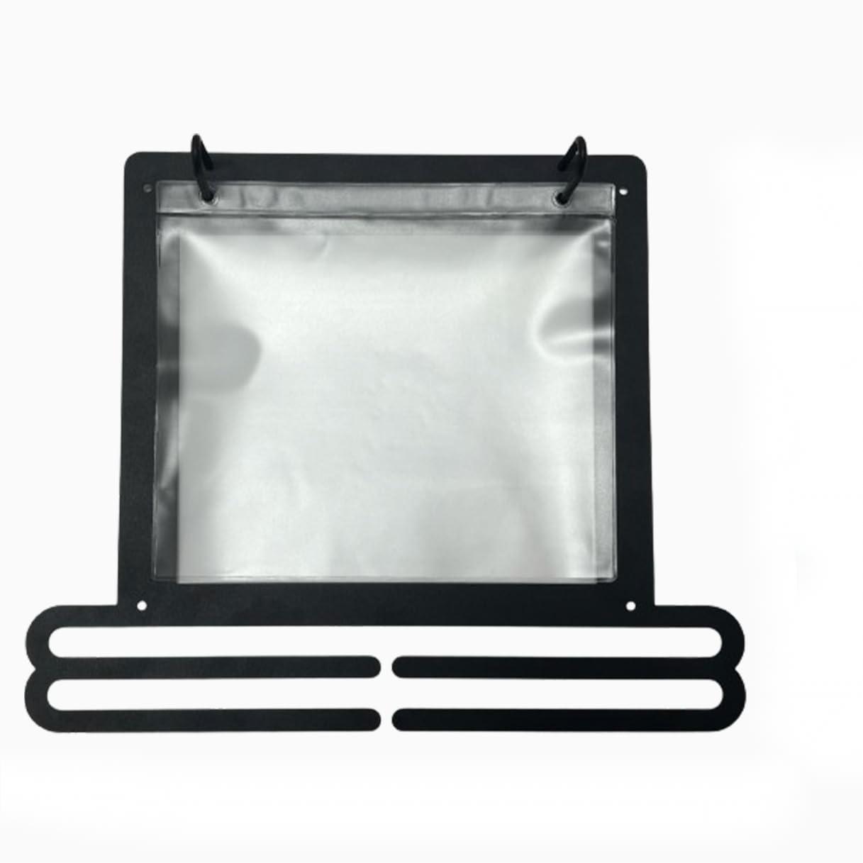 Metal Wall-Mounted Iron Medal Hook Display Stand, Square Rack with Number Plate Holder, Wall Decor, Award Hanger, Home Decoration