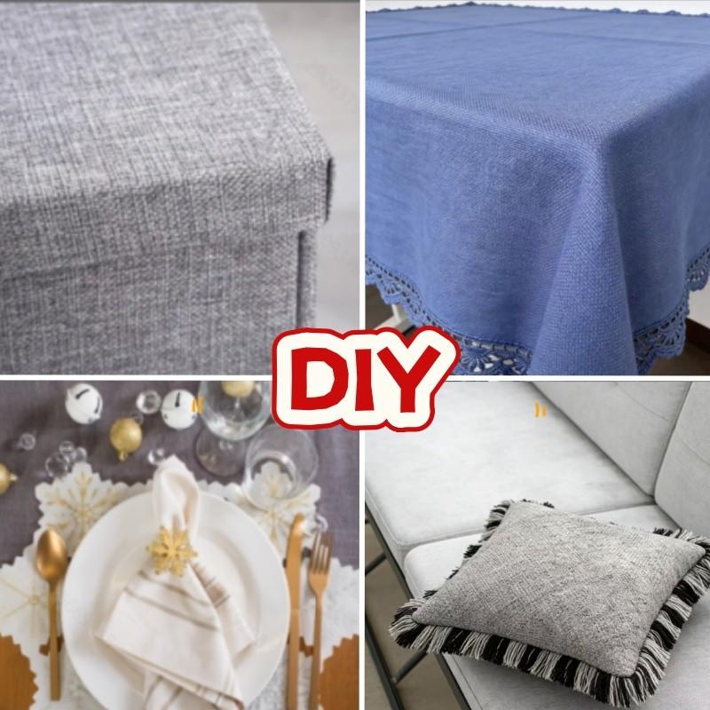 Handmade Fabric Panel for DIY Projects and Home Decor, Ideal for Pillowcases and Tablecloths, Perfect for Crafting and Decoration