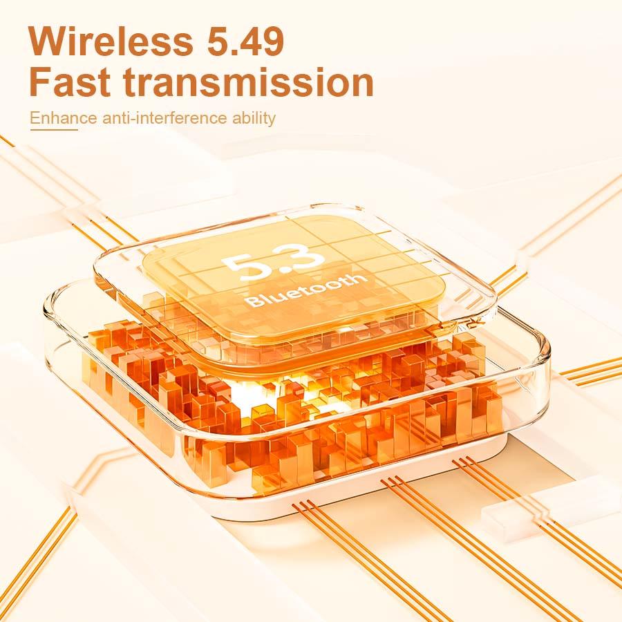 SOBAST Earhook Design Wireless Headset - Noise cancelling headset for mobile phones, long battery life, high fidelity sound quality headset Headphones Black Beige model Audio Electronic