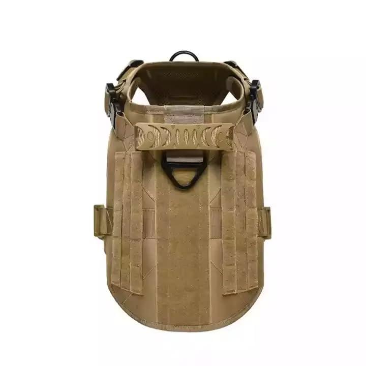 Tactical Dog Harness, Adjustable No-Pull Handle Service Vest Heavy Duty Pet Large Breed,  Dog Vest for Training Hunting Walking, Adjustable Safety Harness