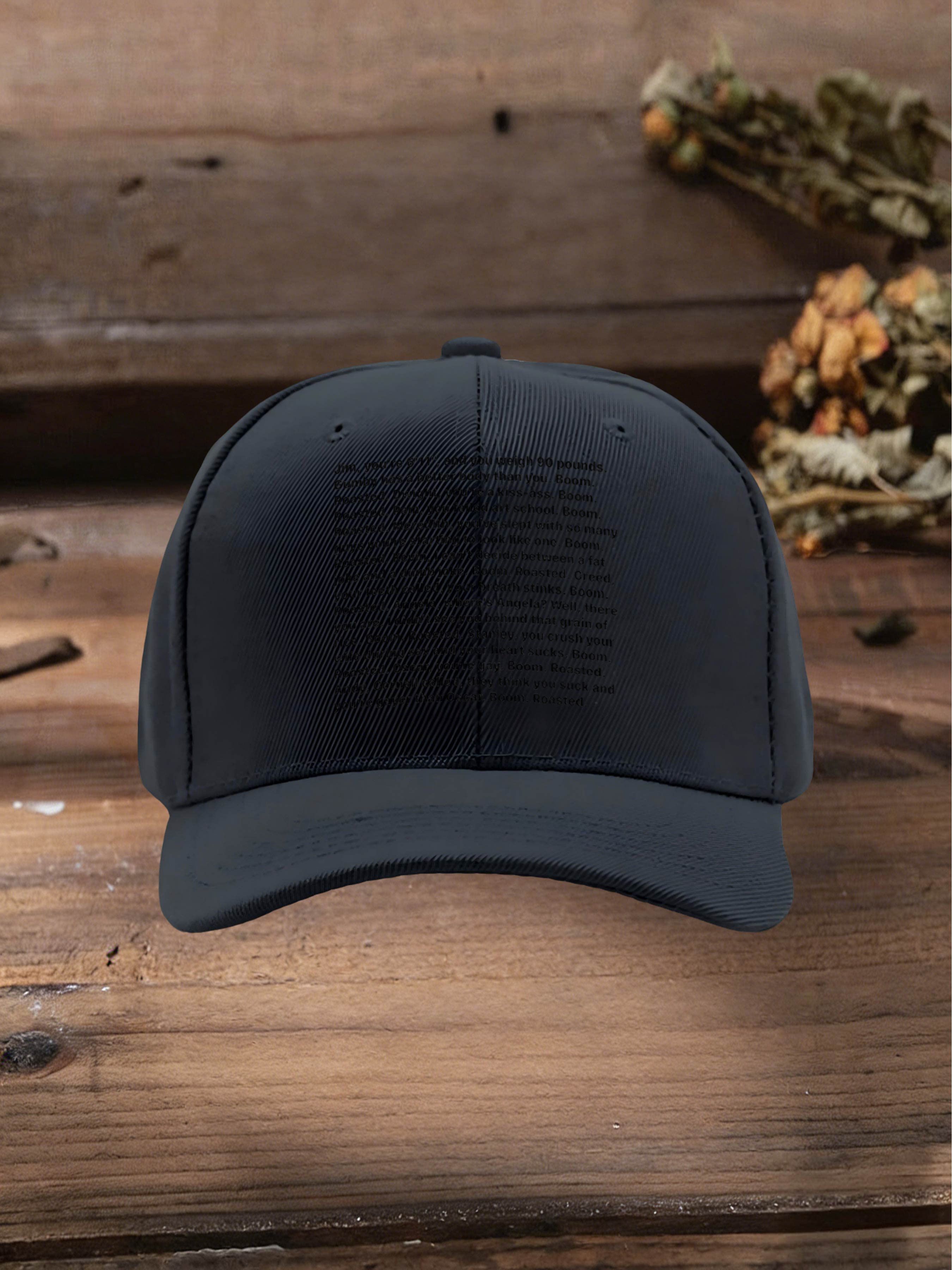 Scott's Boom Roasted Speech 2026 new model Classic Baseball Cap-Adjustable Suitable for Both Men and Women Available in Multiple Colors Comfortable Breathable Hat Suitable for Men and Women