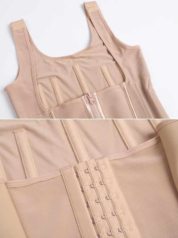 SHAPESHE Hourglass Shapewear Bodysuits for Women Shapewear Girdles with Zipper Crotch