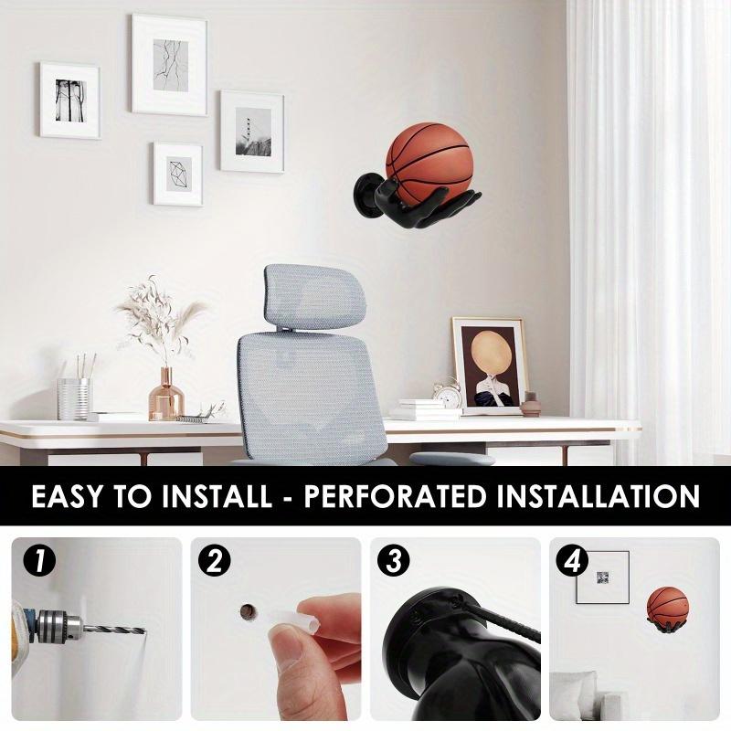 1pc/2pcs Hand-Shaped Wall Hooks – Modern Home Storage & Organization, Easy-to-Install, Multi-Use Hanger for Balls, Clothes, and More, Utility Hooks, Wall Mounted Hook