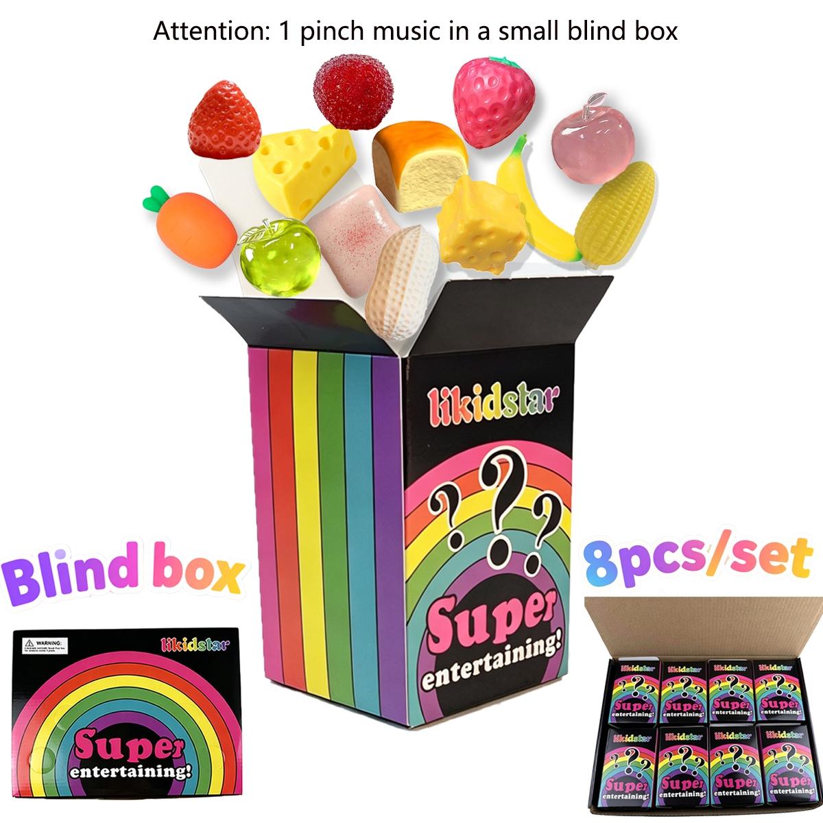 Blind Box Malt Sugar Squishy Fun Set, Stress Relief Creative Slow Rebound Squishies, Multiple Styles, Rare Mystery Gift Box, Party Gift