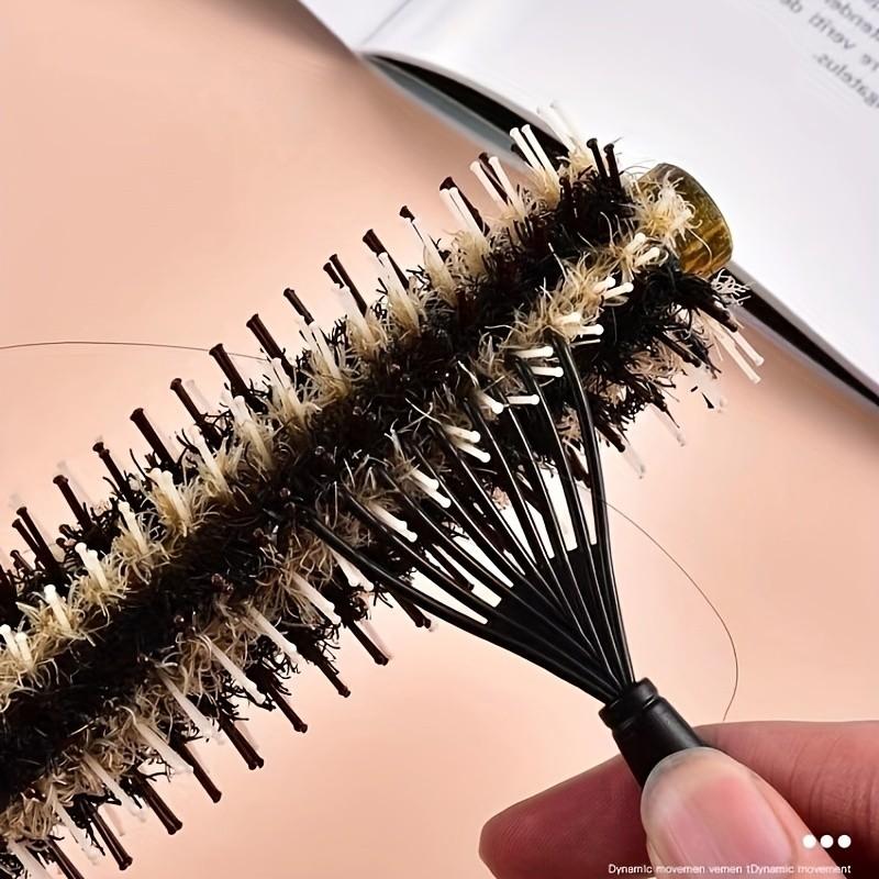 2-Piece Comb Cleaning Set, Mini Hairbrush Cleaner Claw, Comb Dehairing Tool, Essential Grooming Accessories for Smooth Hair Care