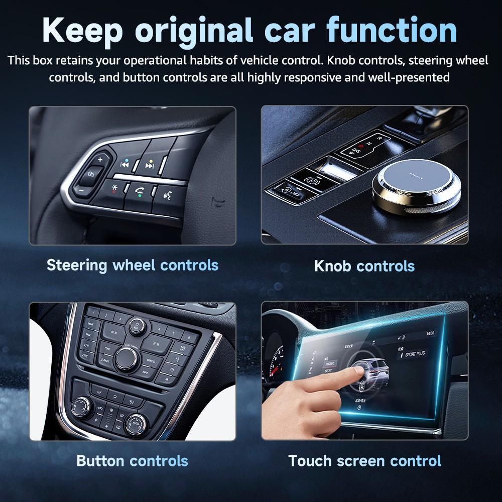 Upgrade Wired to Wireless Carplay, Plug-And-Use Design, Easy Installation, Compatible with Original Controller, Includes Data Cable, Wireless Carplay Adapter