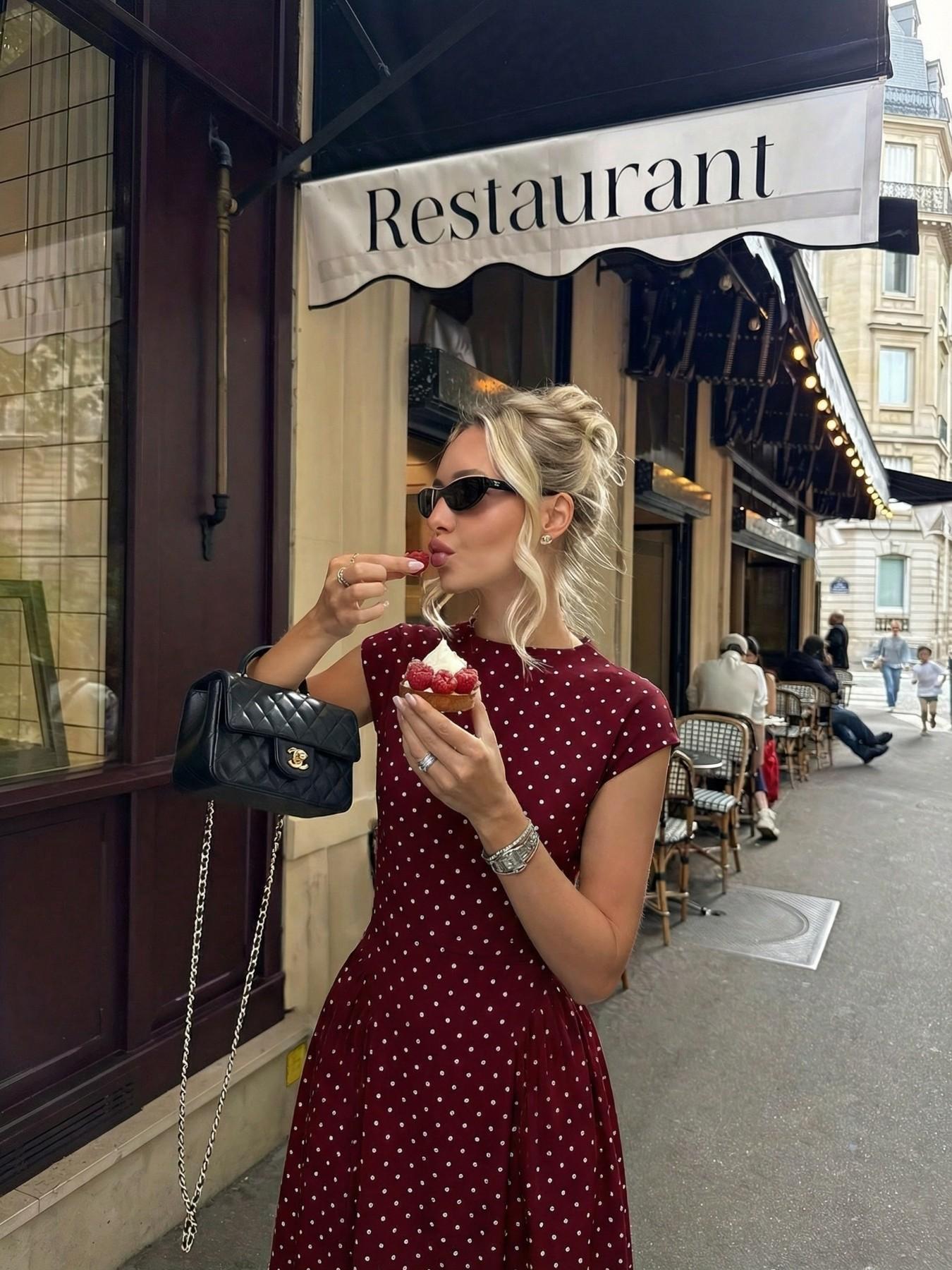 Women's Polka Dot Dress Summer Vacation Casual Elegant Ladies' Clothing, Perfect for All Seasons, Stylish & Comfortable Design, Casual Fit Chic