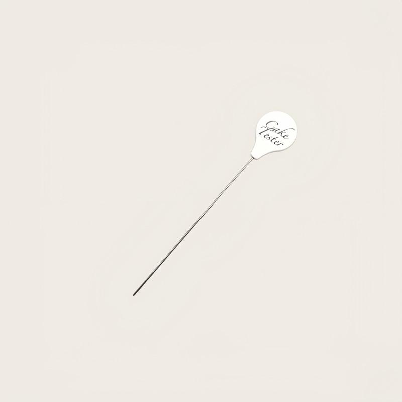 Professional Cake Tester Stick, Long Stainless Steel Baking Tool, Sharp Tip for Doneness Check, Non-Stick Design, Ideal for Layer Cakes, Cheesecakes, Cupcakes