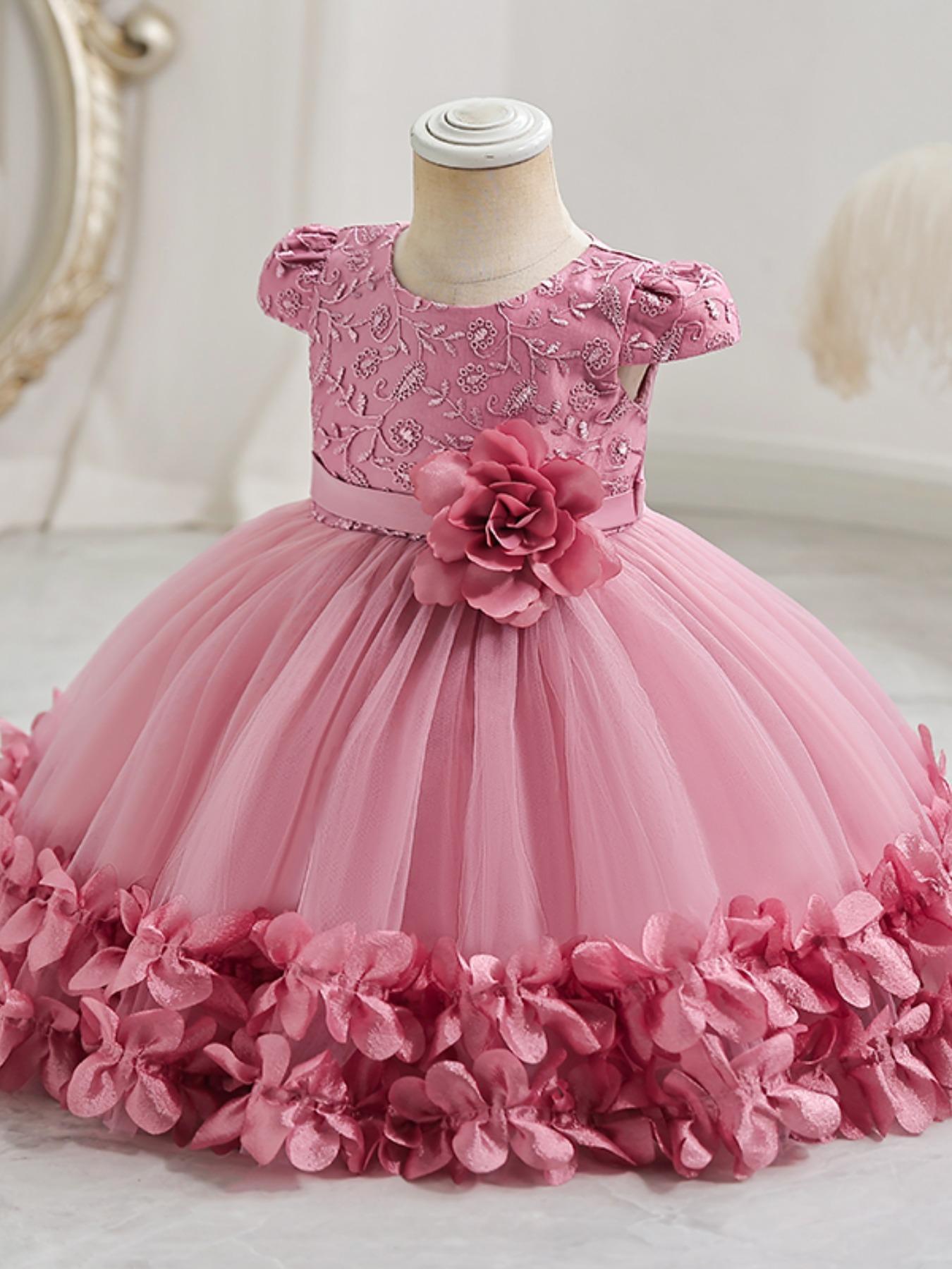 New Girl Princess Seraphina Dress, Lace Trim Party Gown, Wedding Season Costume, Halloween Christmas, Birthday Performance Wear