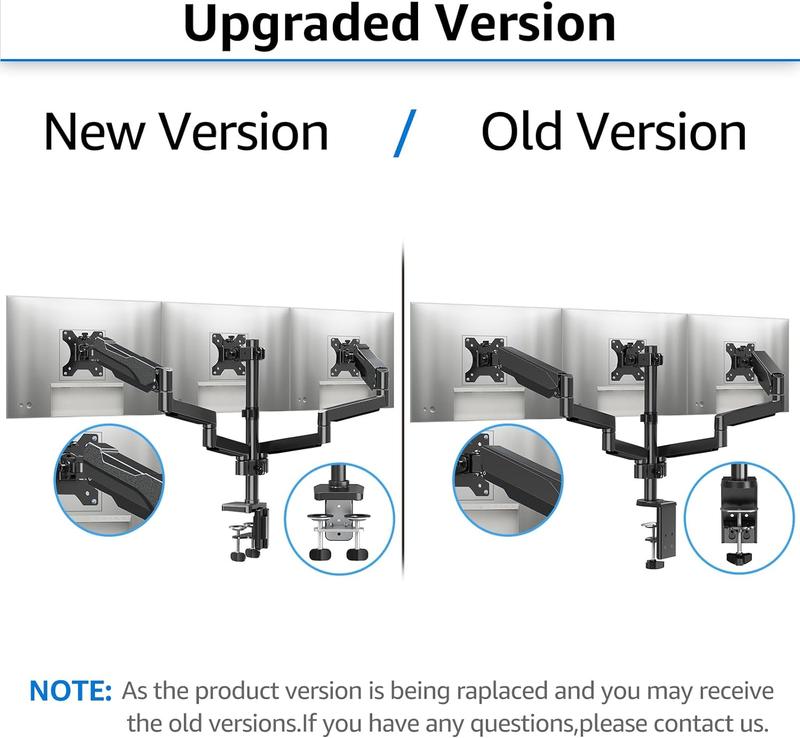 MOUNTUP 17"-27" Triple Monitor Stand Mount MP0006